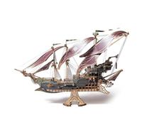 TRACYE Corsair Airship 3D Wooden Puzzle,Vintage Steampunk DIY Mechanical Model Kit,a Must Have for Mechanical Enthusiasts Future