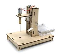 TRACYE Electric Bench Drill 3D Wooden Puzzle,for Stem Science Experiment Craft,Encourages Creativity Imagination,Learning Scientific Principles