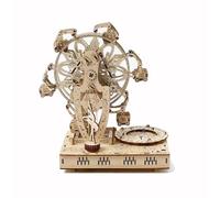 TRACYE Ferris Wheel 3D Wooden Puzzle,Toy Wood Craft Building Kits,No Music,Great Décoration de la Maison Gifts for Men and Woman
