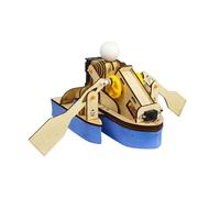 TRACYE Hand Rowing 3D Wooden Puzzle,for Stem Science Experiment Craft,Encourages Creativity Imagination,Learning Scientific Principles
