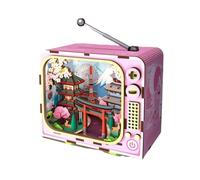 TRACYE My City 3D Wooden Puzzle, Handassembled Educational Toy,DIY Woodencrafts Construction Kit,Creative Thinking Model,Gift for Adult Hobby Gift