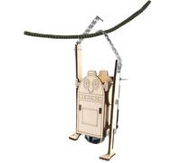 TRACYE Rope Climbing Robot 3D Wooden Puzzle,for Stem Science Experiment Craft,Encourages Creativity Imagination,Learning Scientific Principles