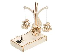 TRACYE Rotating Flying Chair 3D Wooden Puzzle,for Stem Science Experiment Craft,Encourages Creativity Imagination,Learning Scientific Principles