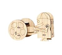 TRACYE Serve Robot 3D Wooden Puzzle,for Stem Science Experiment Craft,Encourages Creativity Imagination,Learning Scientific Principles