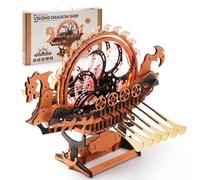 TRACYE Viking Dragon Ship 3D Wooden Puzzle Ship Model Kits,Boat Model Gifts for Teenage Adults to Build,Creative Toys and Home Decoration