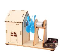TRACYE Wind Dynamo 3D Wooden Puzzle,for Stem Science Experiment Craft,Encourages Creativity Imagination,Learning Scientific Principles