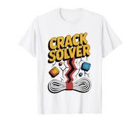 Trad Crack Climber Solver Hardest Problems Problem Humor T-Shirt