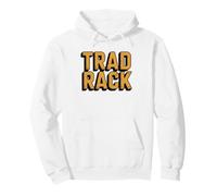 Trad Rack Climber Who Loves Gear Cams Nuts Hexes Climbing Pullover Hoodie