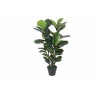 Tradala 3Ft Lush Artificial Tree Fiddle Fig Tree 90Cm / 3Ft Tall With Real Wood Trunk - For Home Living Room Indoors