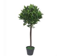 Tradala 3Ft Lush Artificial Tree Large Bay Tree 90Cm / 3Ft Tall In Plant Pot - For Home Living Room Indoors