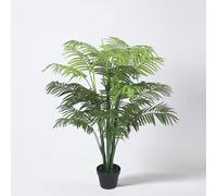 Tradala Trees Lush Artificial Tree Large Palm in Plant Pot in Dark Green | Size: 5ft Tradala Trees Dark Green 5ft