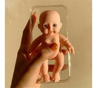 TRADAY 3D Horror Baby Phone Case for iPhone 16 Funny Halloween Ugly Crazy Weird Phone Case