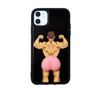 TRADAY Funny Ugly Phone Case Compatible with iPhone 11 Ridiculous Weird Ugliest Crazy Peach Case