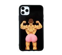 TRADAY Funny Ugly Phone Case for iPhone 11 Pro Max - Ridiculous Weird Ugliest Case - Crazy Peach