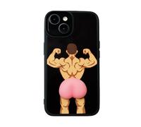 TRADAY Funny Ugly Phone Case for iPhone 13/14 Ridiculous Strange Uglest Phone Case Crazy Peach iPhone Case