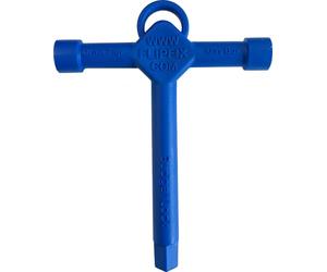 Trade Access Panels Universal Loft Hatch Key. Square Drive T Key Opener Tool, for Gas Box, Drain Tap. Spare Replacement Plastic Budget Lock Tee Key for Cabinet Lock, Utility Key- Blue