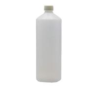 Trade Chemicals 5 x Natural Cylindrical HDPE 1L Bottle (with Optional Spray Head) (Standard Lid)