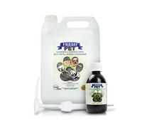 Trade Chemicals Fresh Pet eco-Refill Kennel Disinfectant 250ml w/Empty 5L + Pump (CUT GRASS)
