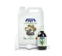 Trade Chemicals Fresh Pet eco-Refill Kennel Disinfectant 250ml w/Empty 5L + Pump (FLORAL)
