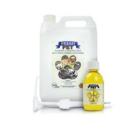 Trade Chemicals Fresh Pet eco-Refill Kennel Disinfectant 250ml w/Empty 5L + Pump (LEMON)