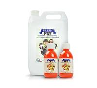 Trade Chemicals Fresh Pet eco-Refill Kennel Disinfectant 2x 250ml w/Empty 5L (Peach & Papaya)
