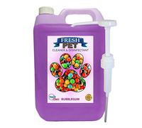 Trade Chemicals Fresh Pet Kennel/Cattery Disinfectant & Deodoriser 5L BUBBLEGUM- WITH PUMP