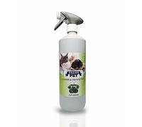 Trade Chemicals Pet Disinfectant 1L Spray 100% Recycled Bottle, Deodoriser, Cleaner, Kennels, Artificial Grass, Fresh Pet (Cut Grass)