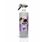 Trade Chemicals Pet Disinfectant 1L with Spray, Deodoriser, Cleaner, Kennels, Artificial Grass, Fresh Pet (Lavender)