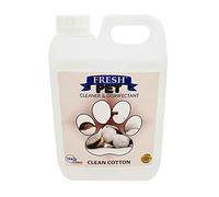 Trade Chemicals Pet Disinfectant Deodoriser Cleaner Kennels Artificial Grass Fresh Pet 2L (Clean Cotton)
