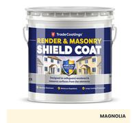 Trade Coatings Render & Masonry Shield Coat Exterior Paint 10 Litre - Magnolia