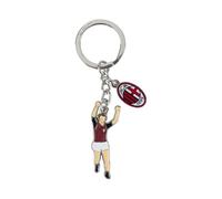 Trade Con GmbH AC Milan Keyring Season 1968/69, Iconic Moments of the Club, Official Product, red/black, Normale, Classic