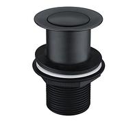 Trade In Post Basin/Sink Waste UNSLOTTED BLACK Clicker Plug Modern