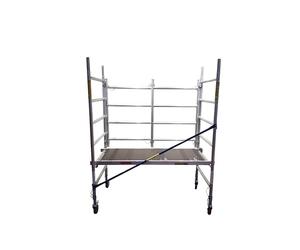 Trade Master Pro® Aluminium Scaffold Tower | Heavy Duty| Height Adjustable | Folding Base Unit | 230 KG Load Capacity | Easy Assembly | EN1004 Certified | 3.2m Working Height