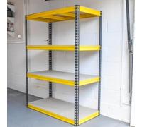 Trade Master Pro® Heavy Duty Storage Sheles | 400kg Load Capacity Garage & Warehouse Racking System (1.2m Wide)