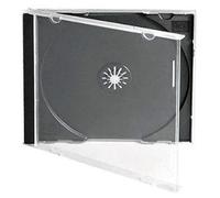 Trade Media - Premium Grade Single CD Jewel Case With Black Tray (10mm) Holds 1 Disc - Pack of 100