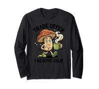 Trade Offer I Receive Calm Cozy Kawaii Mushroom Cartoon Long Sleeve T-Shirt