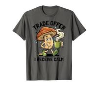 Trade Offer I Receive Calm Cozy Kawaii Mushroom Cartoon T-Shirt