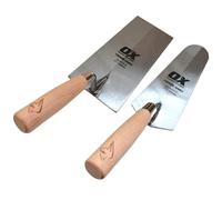 Trade OX Gauging & Bucket Trowel Builder's Set - Wooden Handle