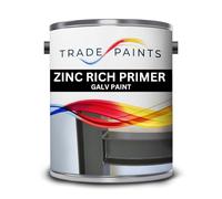 Trade Paints Zinc Rich “Galvafroid Equivalent” Primer Paint for Metal 2.5 Litre - Corrosion-Resistant, Anti-Rust Protective Coating - High-Performance Industrial Grade Metal Primer