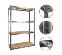 Trade Price Deals 4 Tier Galvanised Garage Shelving 1800H X 1200W X 400D mm 175Kg
