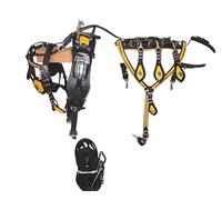 Trade Quick Hitch Horse Driving Harness PVC Reinforced Design Black Yellow Cob Size