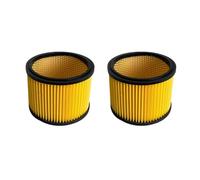 Trade-Shop 2 x Round Filter / Wrinkle Filter / Cartridge Filter Replacement for Einhell TE-VC 2230 SA TE-VC 2340 SA TE-VC 2230 SAC TE-VC 2340 SAC Dry Vacuum Cleaner