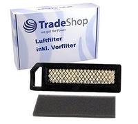 Trade-Shop Filter Kit (Paper Air Filter + Foam Prefilter) for Many Kawasaki 6HP / 6.5HP Lawn Mower Engines such as FJ151V FJ180V