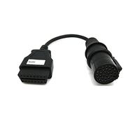 Trade-Shop OBD2 Diagnostic Adapter Cable 30-Pin to 16-Pin Socket Compatible with Iveco Stralis, Eurocargo, EuroTrackker, Trakker Truck