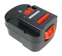Trade-Shop Premium Tool Battery 12 V 2000 mAh Ni-MH for Black & Decker SS12 SS12CR EPC12 H1 Replaces Black & Decker A12EX A1712 HPB12 BPT1047 FS120BX A12 FSB120