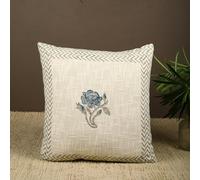 Trade Star 100% Cotton Throw Cushion Cover Hand Block Printed Pillow Cases Authentic Premium Cotton Handloom Pillow Cover Modern Decorative Cushion Cover (18x18 Inches) (Pattern 5)