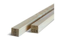 Trade Store 47X50 C24 (2X2 Inch) 16 X 1.2M Lengths Total 19.2M Regularised Treated Uc2 Timber 100% Pefc Certified