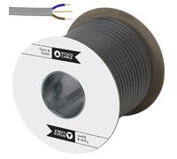 Trade Store Twin Earth Grey 6242Y Lighting and Socket Electrical Cable - 1.5mm, 25m
