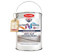 TRADE SUPPLIES UK - Extreme Anti-Slip Decking Paint - Long-Lasting Outdoor Wood Coating for Safety & Grip. Weather-Resistant, Non-Slip Protection for Decks, Patios & Walkways - 5L, Black