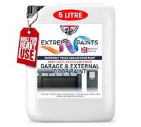 TRADE SUPPLIES UK - Extreme External Garage Door Paint - Gloss Enamel for Metal & Timber Door - Corrosion & Rust-Resistant - Black 5